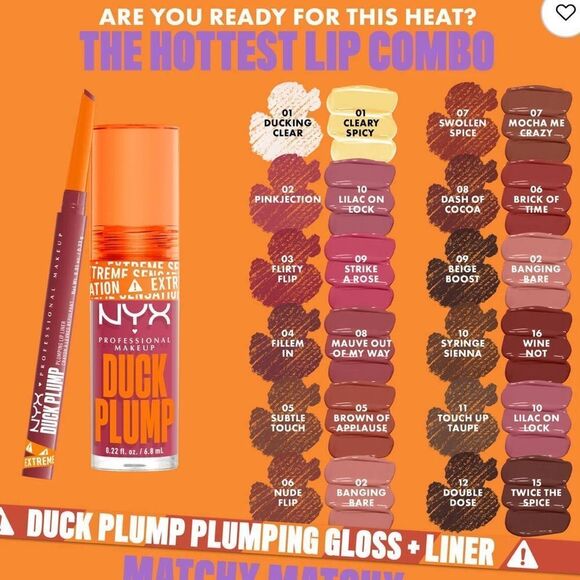 🦋 5/$25 NYX 03 FLIRTY FLIP
NEUTRAL NUDE PINK DUCK PLUMP PLUMPING LIP LINER NEW - Picture 7 of 13